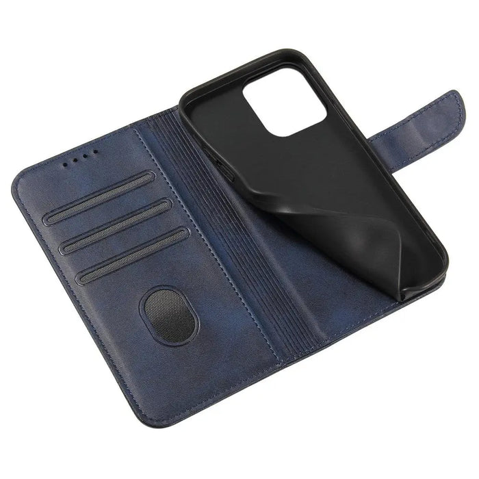 Wallet Case with Stand for iPhone 15 Plus Magnet Case - blue - Cell phone cases and covers<<<HurtelXML