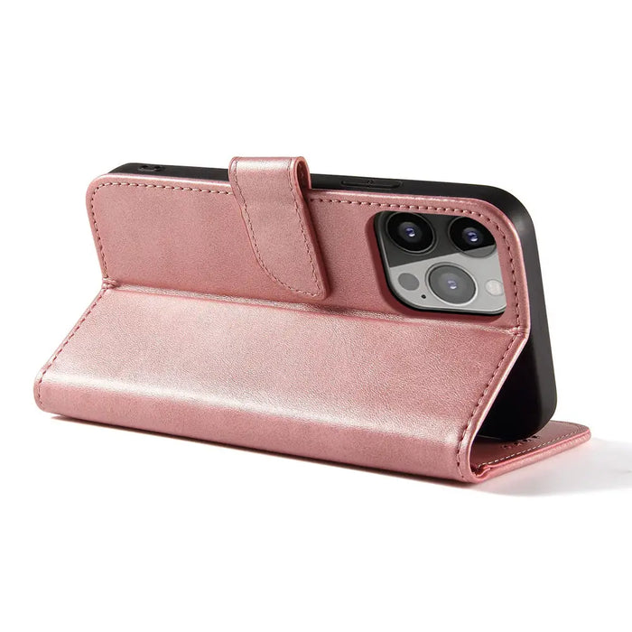 Wallet Case with Stand for iPhone 15 Pro Magnet Case - Pink - Cell phone cases and covers<<<HurtelXML