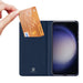 Wallet case with stand for Samsung Galaxy S23 FE Dux Ducis Skin Pro - blue - Cell phone cases and covers<<<HurtelXML