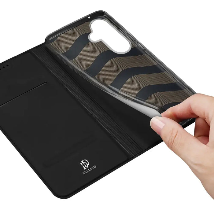 Wallet case with stand for Samsung Galaxy S23 FE Dux Ducis Skin Pro - black - Cell phone cases and covers<<<HurtelXML