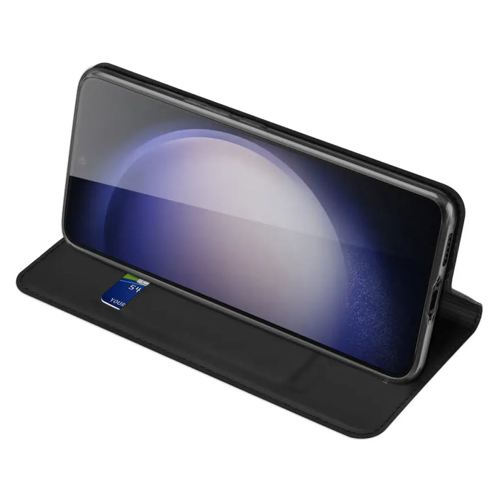 Wallet case with stand for Samsung Galaxy S23 FE Dux Ducis Skin Pro - black - Cell phone cases and covers<<<HurtelXML