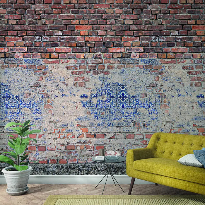 WALLPAPER-PANEL SMART ART BRICKS VINTAGE 159X270 CM. - Фототапети<<<Тапети и фототапети<<<Мебели и