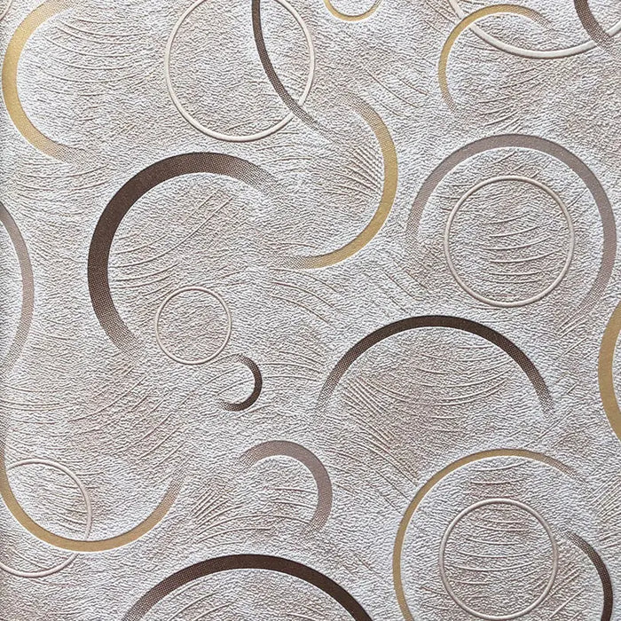 WALLPAPER VINYL BEST SELLER 4 CIRCLES BEIGE - Тапети<<<Тапети и фототапети<<<Мебели и