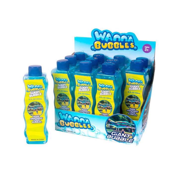 Разтвор за сапунени балони Wanna Bubbles - Giant, 354 ml