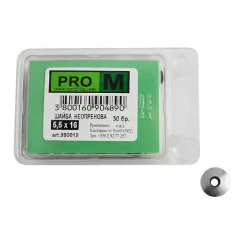 WASHERS WITH RUBBER 30 PCS. PRO M Ф5.5 x 16 MM - Болтове и гайки<<<Винтове и болтови съединения<<<Инструменти и