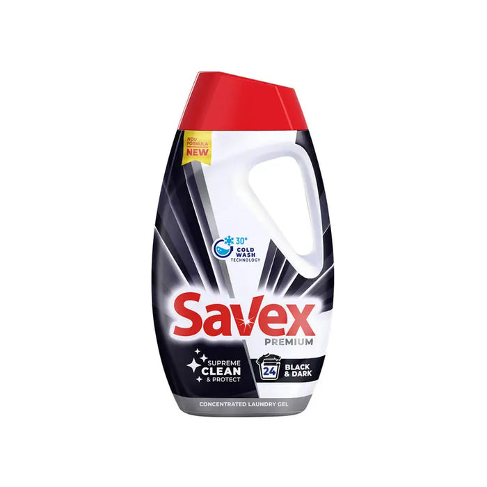 WASHING GEL 1.08L 24 WASH PREMIUM SAVEX BLACK & DARK - Почистващи препарати<<<Домашни потреби<<<Кухня<<<Praktiker