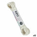 Washing Line Kipit White PVC 10 m 18 x 3 x 4 cm (12 Units) - Почистване Прахосмукачки И Гладене<<<Дом