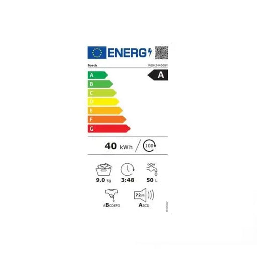 Washing machine BOSCH WGH24400BY 9 kg 1400 rpm. - Перални с предно зареждане<<<Перални<<<Едра бяла