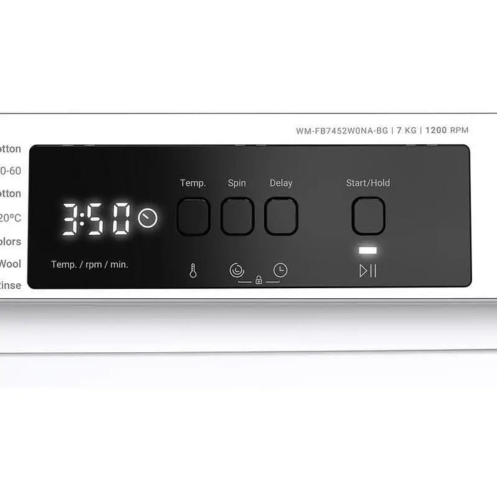 Washing machine Daewoo WM-FB7452W0NA-BG 1200 rpm 7.00 kg A White - Перални<<<Домакински електроуреди<<<ZoraSite