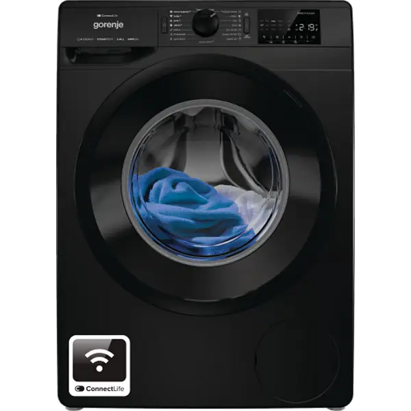 Washing machine GORENJE WPNEI84A1SW/B 8 kg ConnectLife 1400 rpm. Black - Перални с предно зареждане<<<Перални<<<Едра