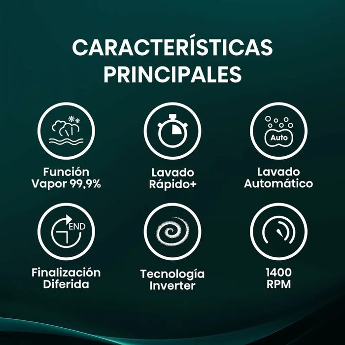 Washing machine Hisense - Почистване Прахосмукачки И Гладене<<<Дом Градина<<<BigBuy&&&Сушилни ютии и