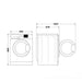 Washing machine INDESIT MTWA 91284 W EE 9 kg 1200 rpm. - Перални с предно зареждане<<<Перални<<<Едра бяла