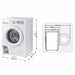 Washing machine Samsung WW80CGC04DTH 60 cm 1400 rpm 8 kg - Почистване Прахосмукачки И Гладене<<<Дом