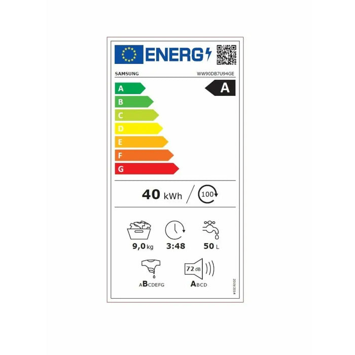 Washing machine Samsung WW90DB7U94GEU3 60 cm 1400 rpm 9 kg - Почистване Прахосмукачки И Гладене<<<Дом