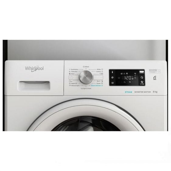 Washing machine WHIRLPOOL FFB 8258 WV EE 8 kg FreshCare+ 1200 rpm. - Whirlpool перални сушилни и комбинирани перални
