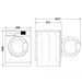 Washing machine WHIRLPOOL FFS 7469 W EE 7 kg 1400 rpm. - Перални с предно зареждане<<<Перални<<<Едра бяла