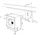 Washing machine with built-in dryer WHIRLPOOL BI WDWG 961485 EU 9/6 kg 1400 rpm. - Перални за вграждане<<<Перални и