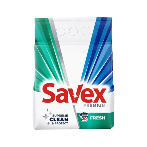 WASHING POWDER 20 WASHING 2 KG 2B1 FRESH SAVEX - Почистващи препарати<<<Домашни потреби<<<Кухня<<<Praktiker