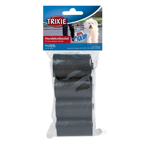 Waste bag Trixie 80 Units Black Plastic (4 Pieces) (4 Units) - Пътуване и разходки<<<Домашни Животни<<<Дом