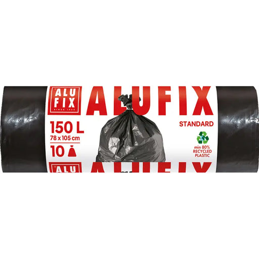 WASTE BAGS 150L 10 PCS LDPE ALUFIX STANDARD - Кошове и торби за отпадъци<<<Домашни потреби<<<Кухня<<<Praktiker
