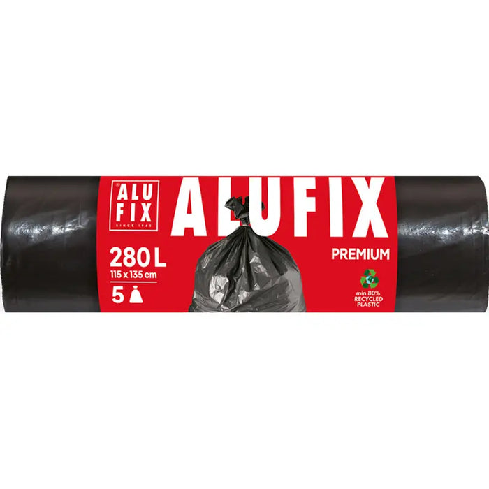 WASTE BAGS 280L 5 PCS LDPE ALUFIX PREMIUM - Кошове и торби за отпадъци<<<Домашни потреби<<<Кухня<<<Praktiker
