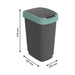 WASTE BIN 25 L TWIST ROTHO - Кошове и торби за отпадъци<<<Домашни потреби<<<Кухня<<<Praktiker&&&Други продукти за