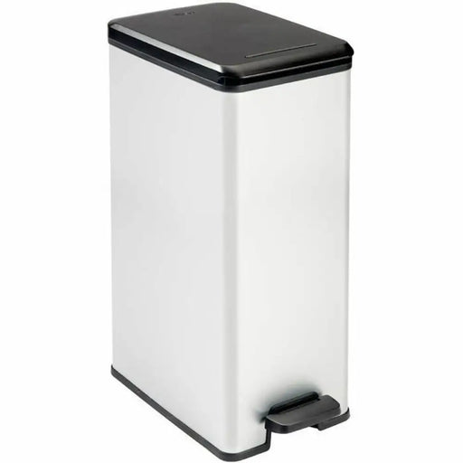 Waste bin Curver 240640 Silver Plastic 40 L - Почистване Прахосмукачки И Гладене<<<Дом Градина<<<BigBuy&&&Други