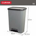 Waste bin Curver Dark grey Plastic 50 L (5 Units) - Почистване Прахосмукачки И Гладене<<<Дом Градина<<<BigBuy&&&Други