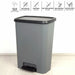 Waste bin Curver Dark grey Plastic 50 L (5 Units) - Почистване Прахосмукачки И Гладене<<<Дом Градина<<<BigBuy&&&Други