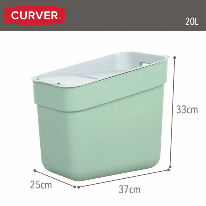 Waste bin Curver Green Plastic 20 L (6 Units) - Почистване Прахосмукачки И Гладене<<<Дом Градина<<<BigBuy&&&Други