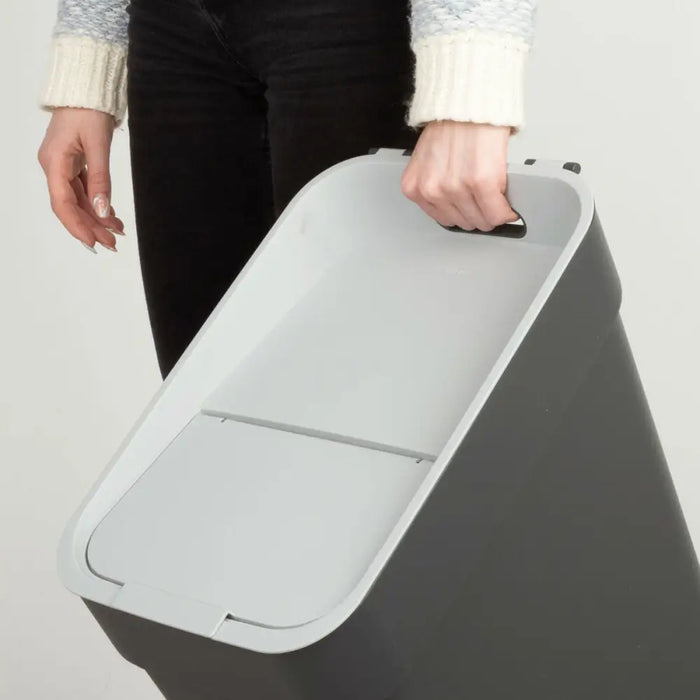 Waste bin Curver Grey Plastic 30 L (6 Units) - Почистване Прахосмукачки И Гладене<<<Дом Градина<<<BigBuy&&&Други