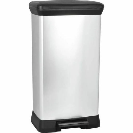 Waste bin Curver CURVER Silver Metal 50 L - Почистване Прахосмукачки И Гладене<<<Дом Градина<<<BigBuy&&&Други продукти