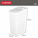Waste bin Curver White Plastic 30 L (6 Units) - Почистване Прахосмукачки И Гладене<<<Дом Градина<<<BigBuy&&&Други