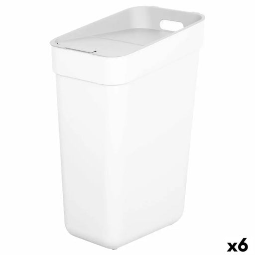Waste bin Curver White Plastic 30 L (6 Units) - Почистване Прахосмукачки И Гладене<<<Дом Градина<<<BigBuy&&&Други