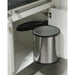 Waste bin Hailo Compact-Box Steel 15 L Black Grey Integrable - Почистване Прахосмукачки И Гладене<<<Дом