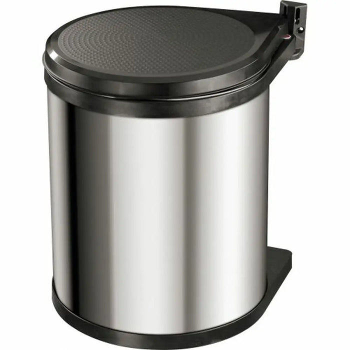 Waste bin Hailo Compact-Box Steel 15 L Black Grey Integrable - Почистване Прахосмукачки И Гладене<<<Дом