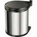 Waste bin Hailo Compact-Box Steel 15 L Black Grey Integrable - Почистване Прахосмукачки И Гладене<<<Дом