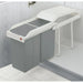 Waste bin Hailo Multi-Box duo L White Grey Cream Steel Plastic 2 drawers 14 L Integrable (2 Units) - Почистване