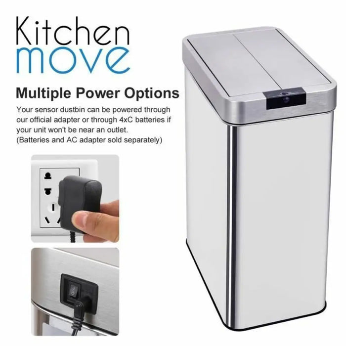 Waste bin Kitchen Move Grey 60 L - Почистване Прахосмукачки И Гладене<<<Дом Градина<<<BigBuy&&&Други продукти за