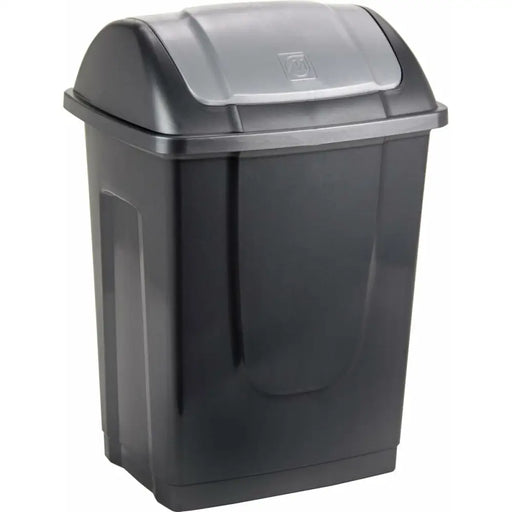 Waste bin Mondex Recycled plastic 10 L Anthracite - Почистване Прахосмукачки И Гладене<<<Дом Градина<<<BigBuy&&&Други
