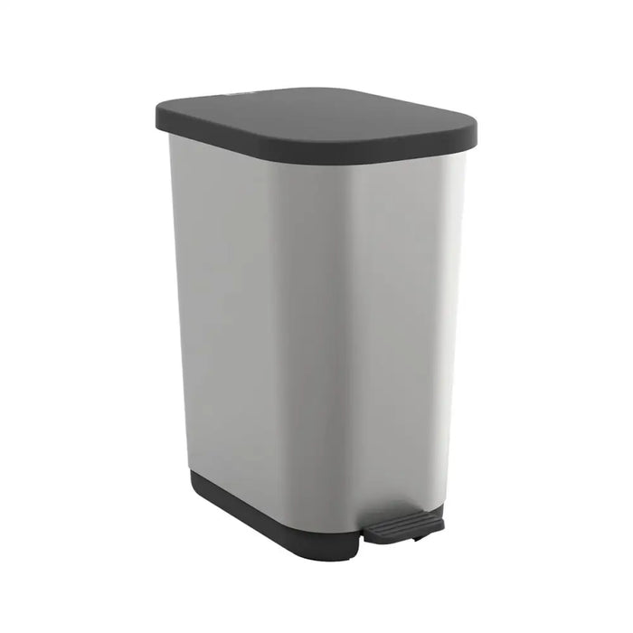 Waste bin Rotho Ribo Silver Silver Plastic 35 L - Други продукти за почистване<<<Почистване Прахосмукачки И