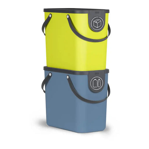 WASTE BIN SEPARATE COLLECTION 25L BLUE ROTHO ALBULA - Кошове и торби за отпадъци<<<Домашни