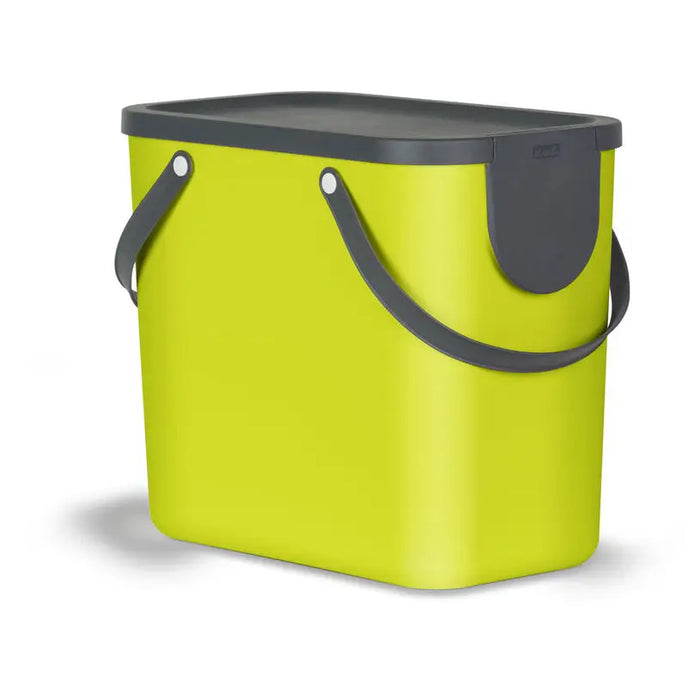 WASTE BIN SEPARATE COLLECTION 25L LIME ROTHO ALBULA - Кошове и торби за отпадъци<<<Домашни