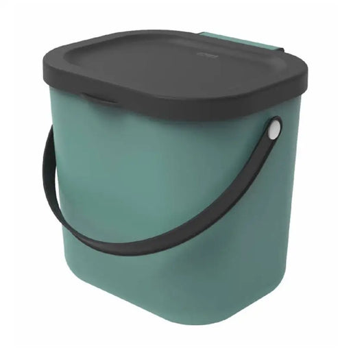 WASTE BIN SEPARATE COLLECTION 6L GREEN ROTHO ALBULA - Кошове и торби за отпадъци<<<Домашни