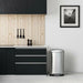 Waste bin with pedal Kitchen move GREENWICH Stainless steel (40 L) - Почистване Прахосмукачки И Гладене<<<Дом