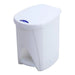 Waste bin with pedal Plastiken White PVC - Почистване Прахосмукачки И Гладене<<<Дом Градина<<<BigBuy&&&Други продукти