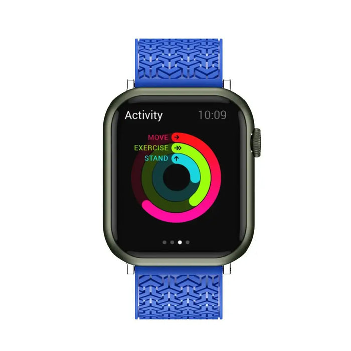 Watch Strap Y bracelet for Apple Watch 42 / 44 / 45 mm - blue - Smartwatch straps and cases<<<HurtelXML