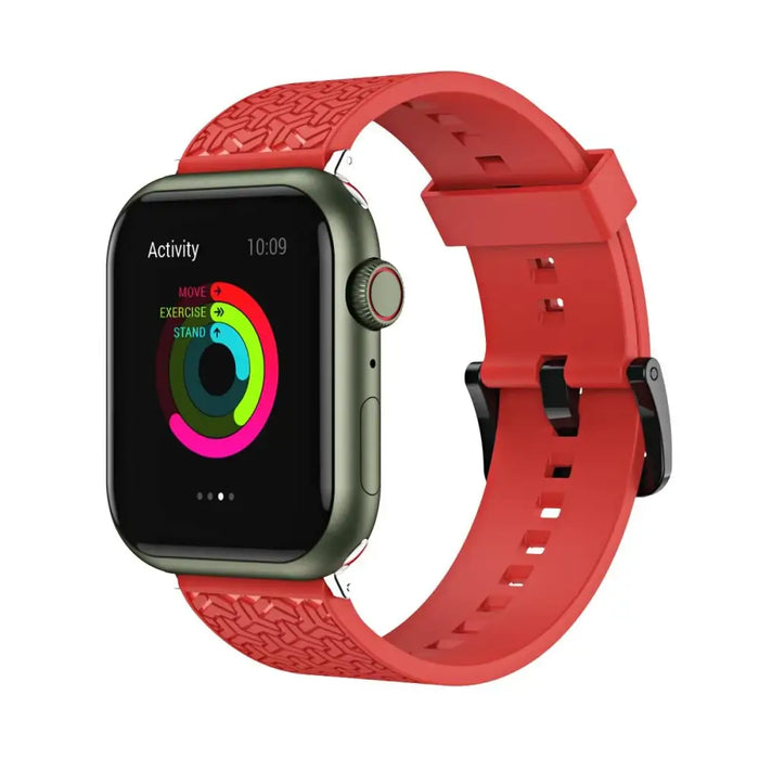 Watch Strap Y Watchband Bracelet for Apple Watch 42 / 44 / 45 mm - Red - Smartwatch straps and cases<<<HurtelXML