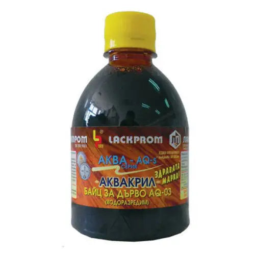 WATER-BASED WOOD STAIN AQ-03 LACKPROM AQUACRYL - Байцове<<<Лакове и импрегнанти за дърво<<<Бои и лакове<<<Praktiker