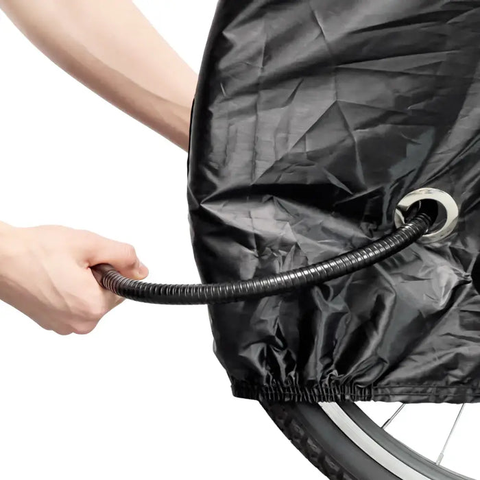 Waterproof bike cover size L - black - Bicycle covers<<<HurtelXML